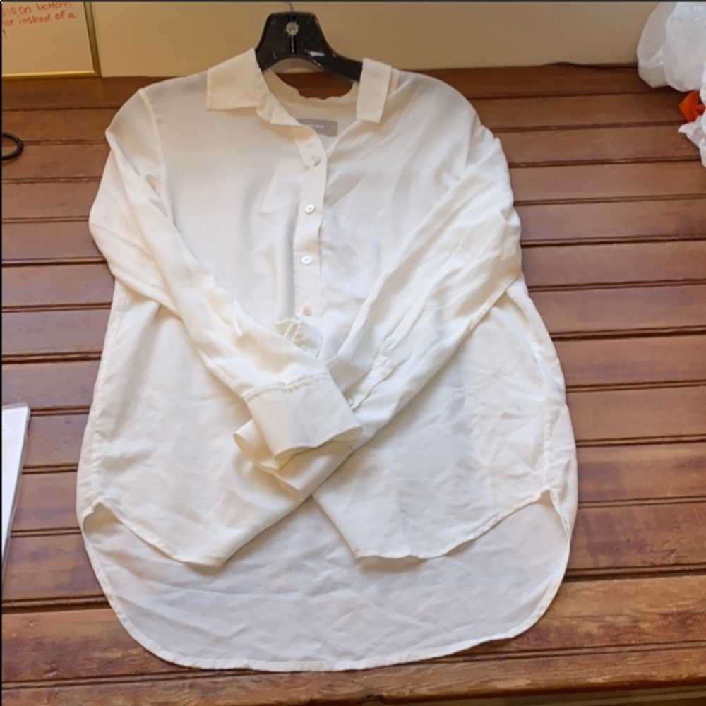 Everlane Everyday Silk Blouse Button Down Shirt